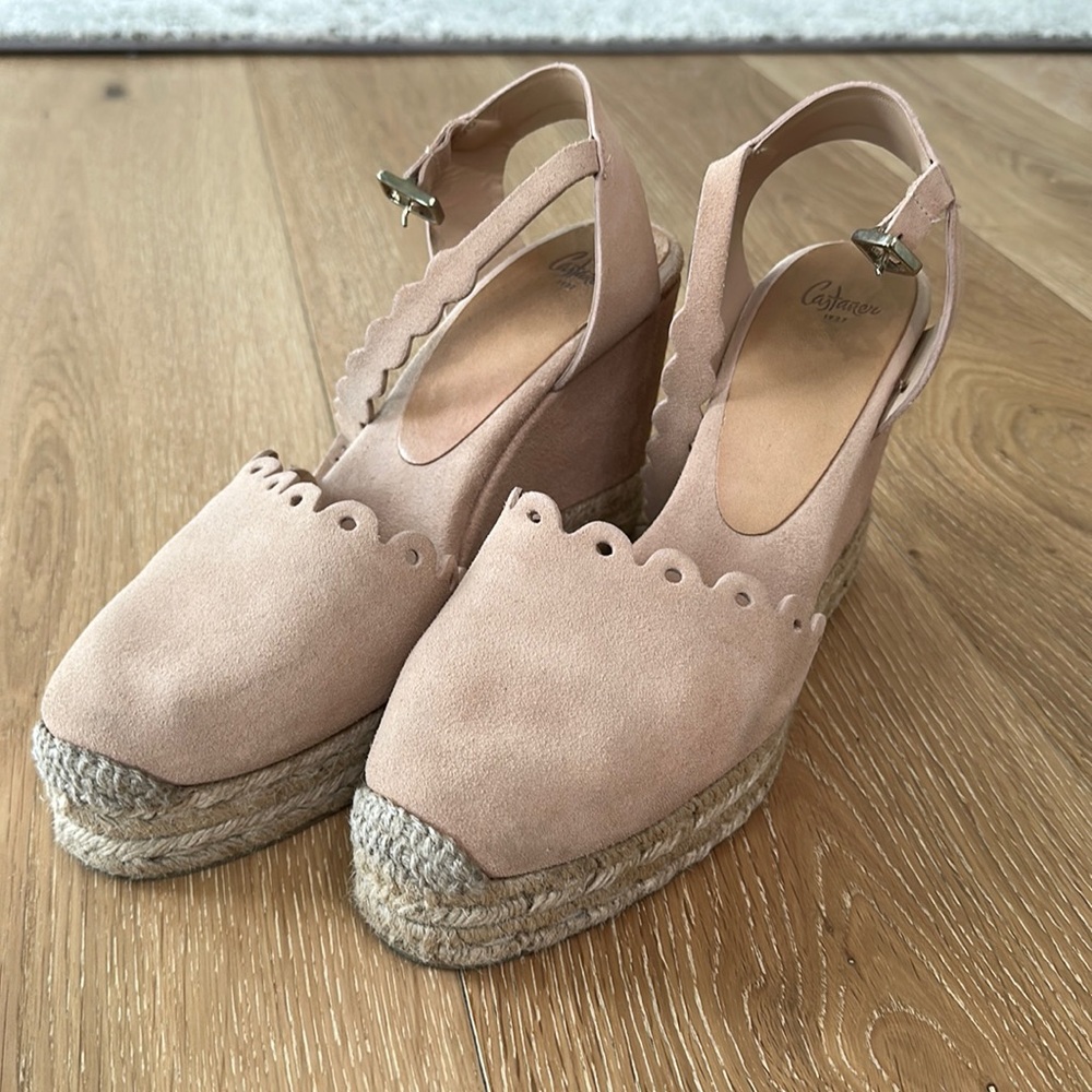Castaner Pale Pink Espadrilles